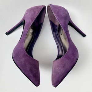 ‼️LAST CALL‼️ Purple Suede Heels